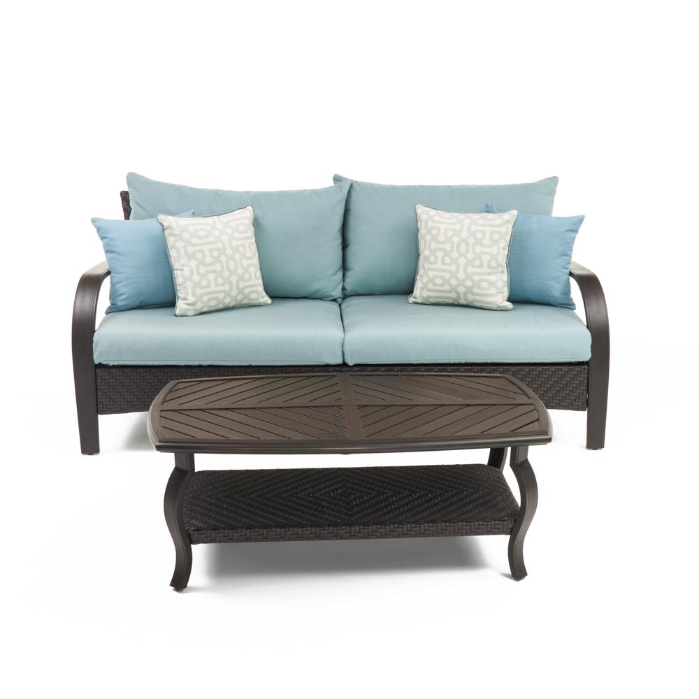 Barcelo Sunbrella Outdoor Sofa & Coffee Table