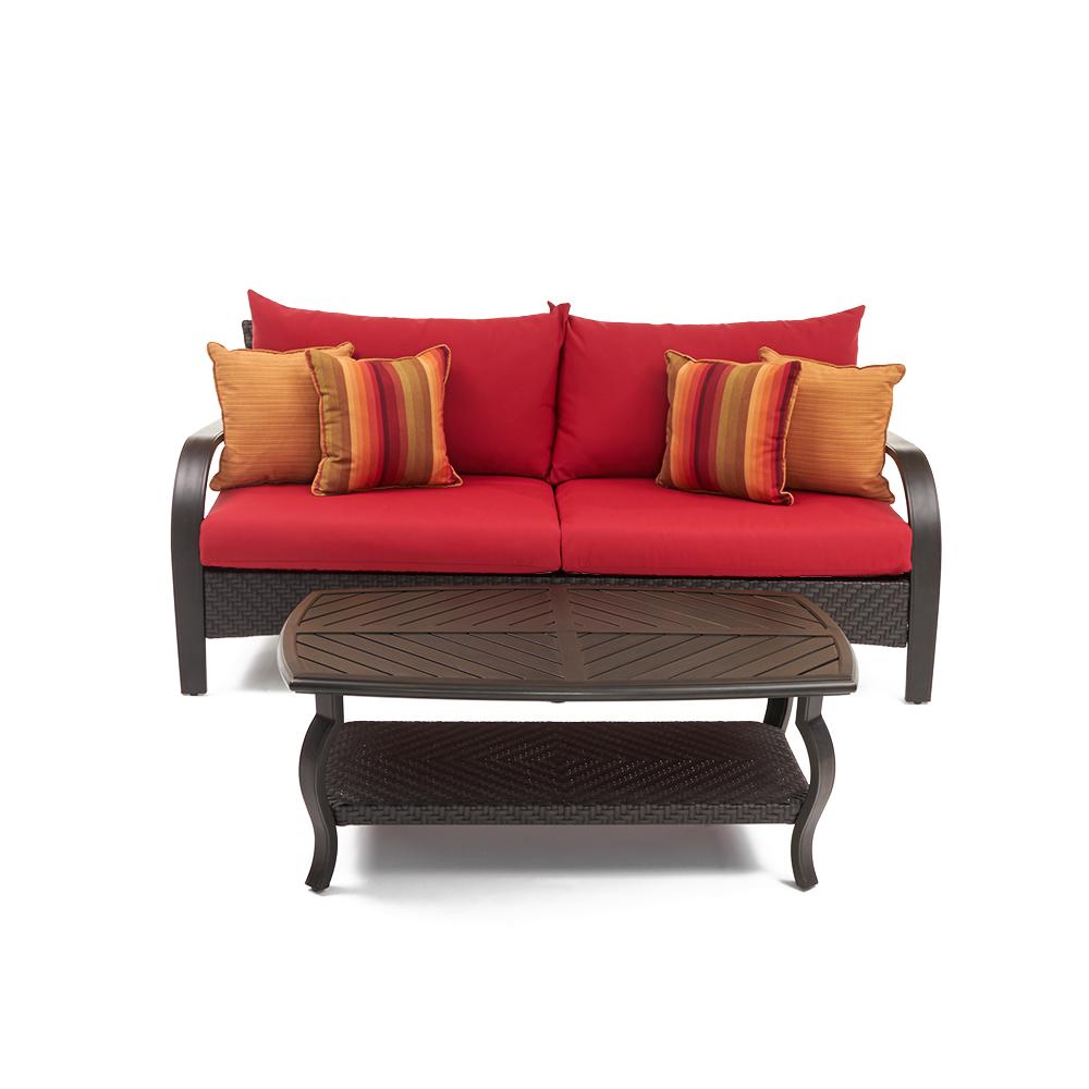 Barcelo Sunbrella Outdoor Sofa & Coffee Table