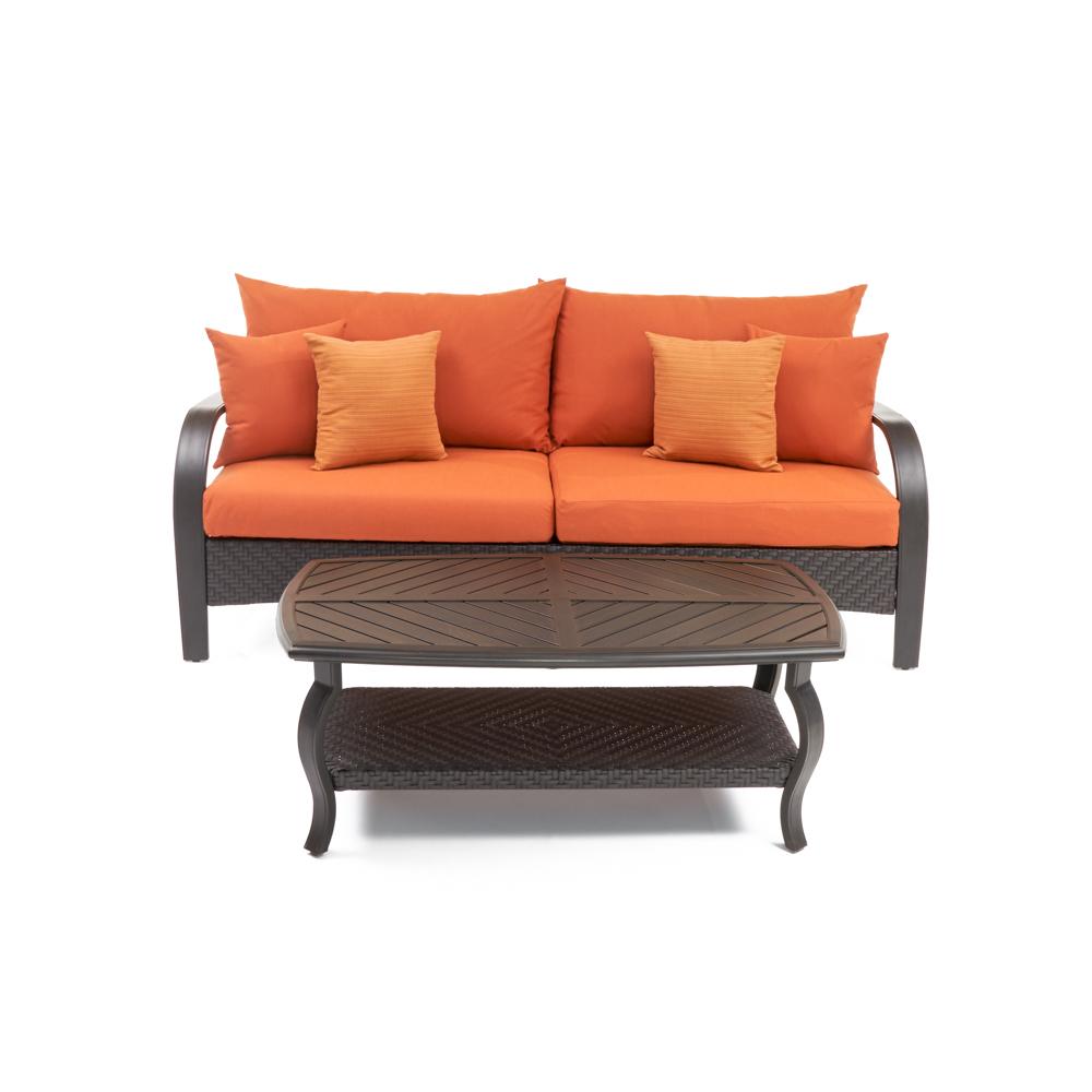 Barcelo Sunbrella Outdoor Sofa & Coffee Table