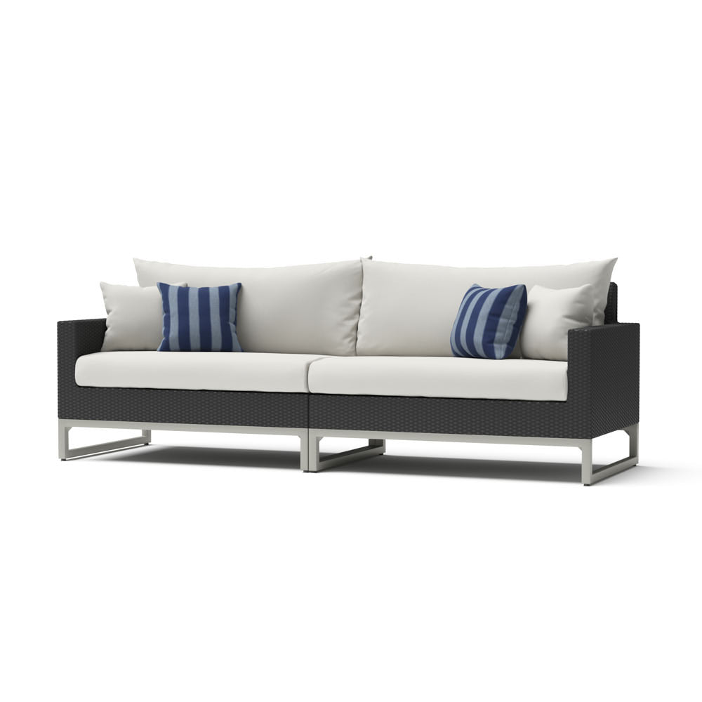 Milo Sunbrella Outdoor Gray 96in. Sofa