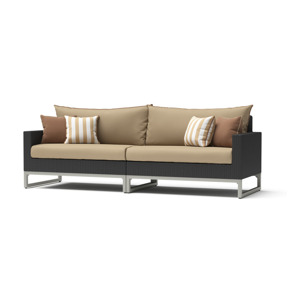 Milo Sunbrella Outdoor Gray 96in. Sofa