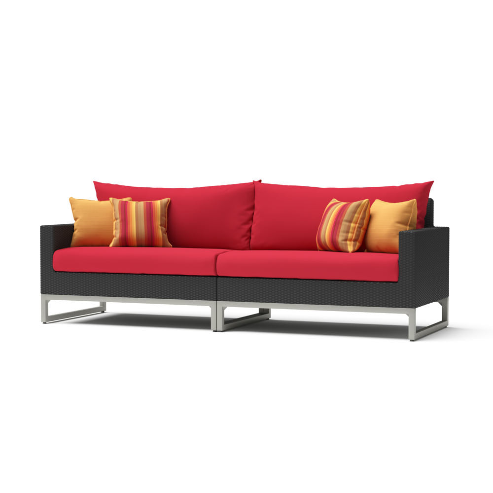 Milo Sunbrella Outdoor Gray 96in. Sofa