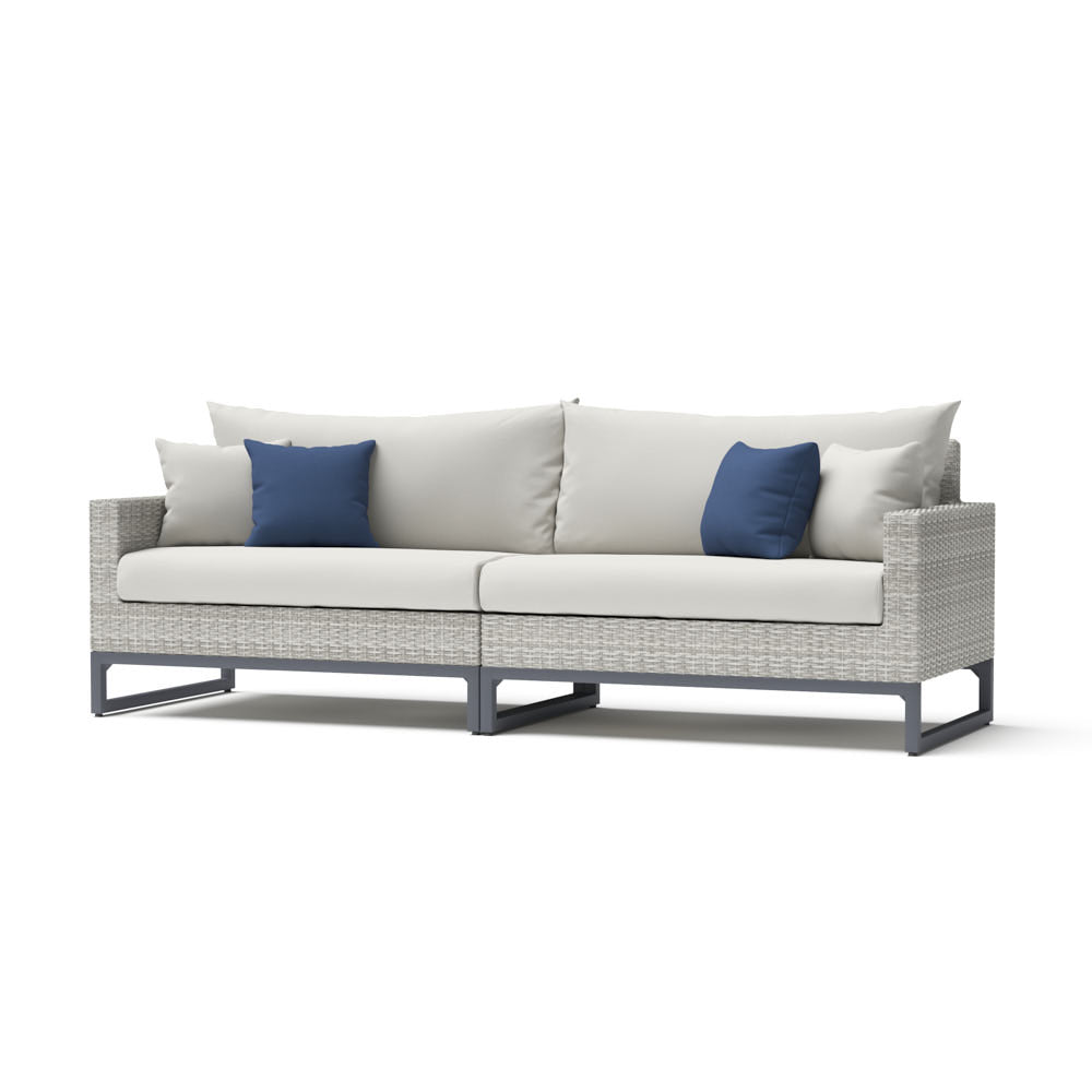 Milo Sunbrella Outdoor Gray 96in. Sofa
