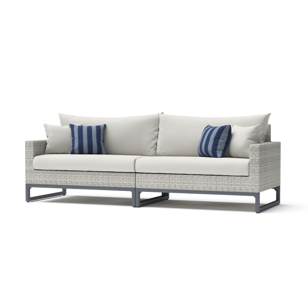 Milo Sunbrella Outdoor Gray 96in. Sofa