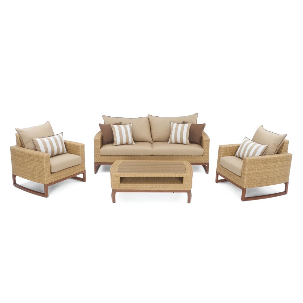 Mili 4 Piece Sunbrella Outdoor Seating Set
