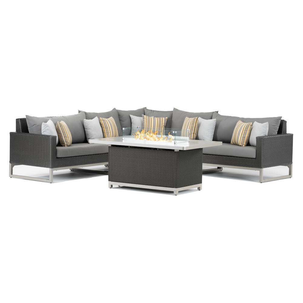 Milo Espresso 6 Piece Fire Sectional