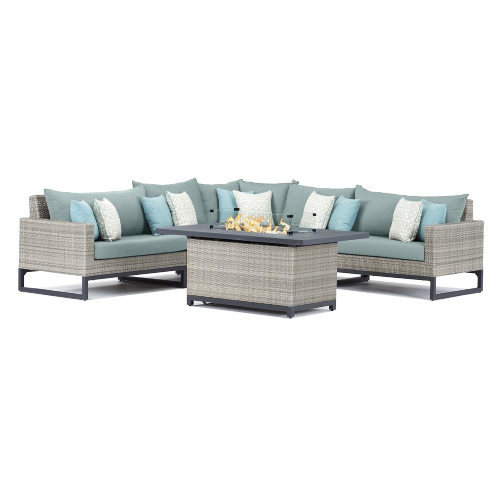 Milo Espresso 6 Piece Fire Sectional