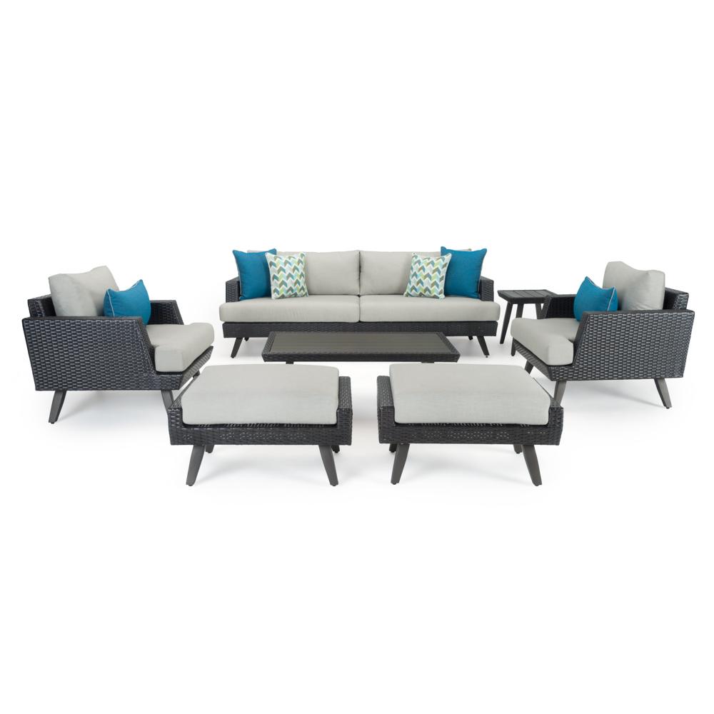 Portofino Casual 7 Piece Sunbrella Outdoor Seating Set