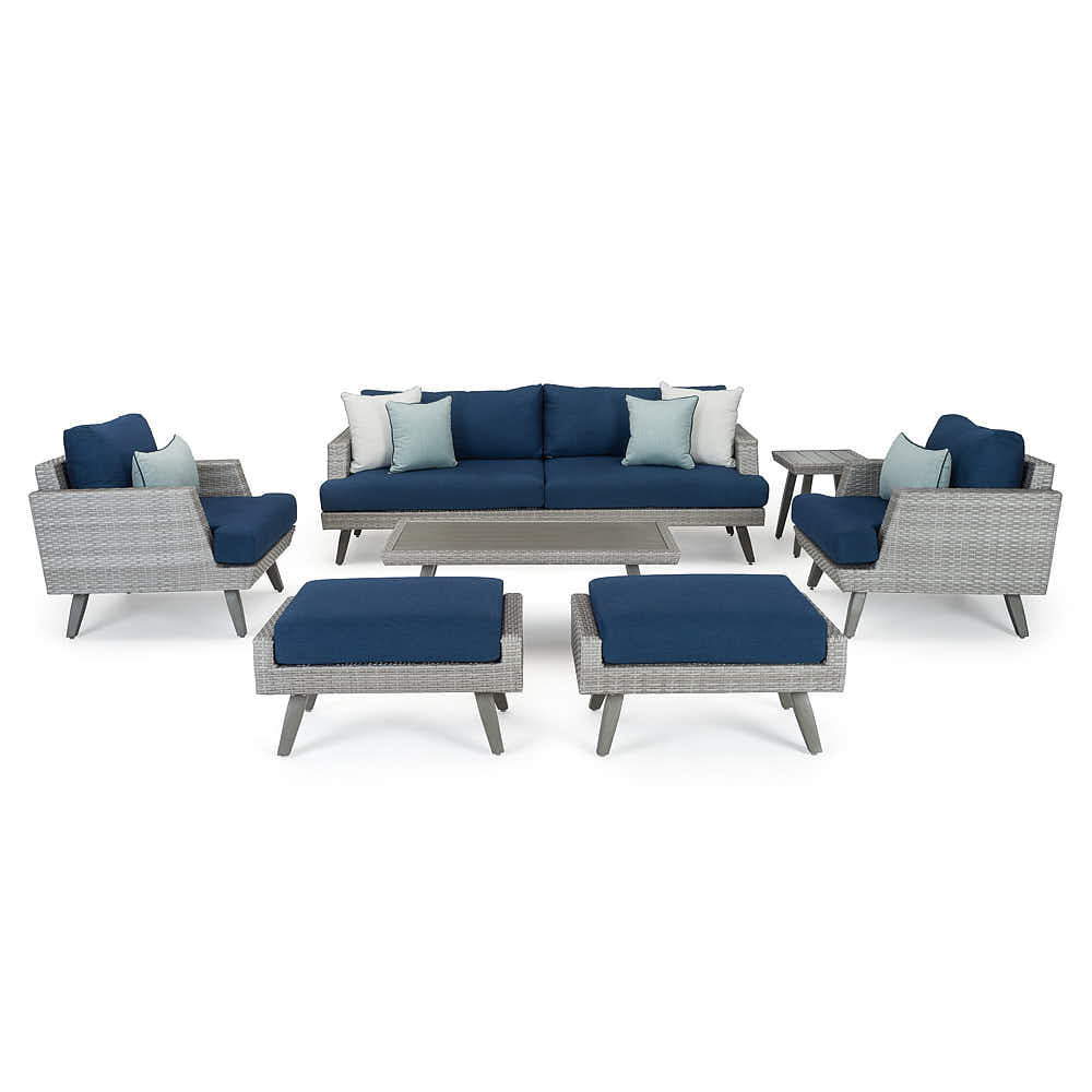 Portofino Casual 7 Piece Sunbrella Outdoor Seating Set