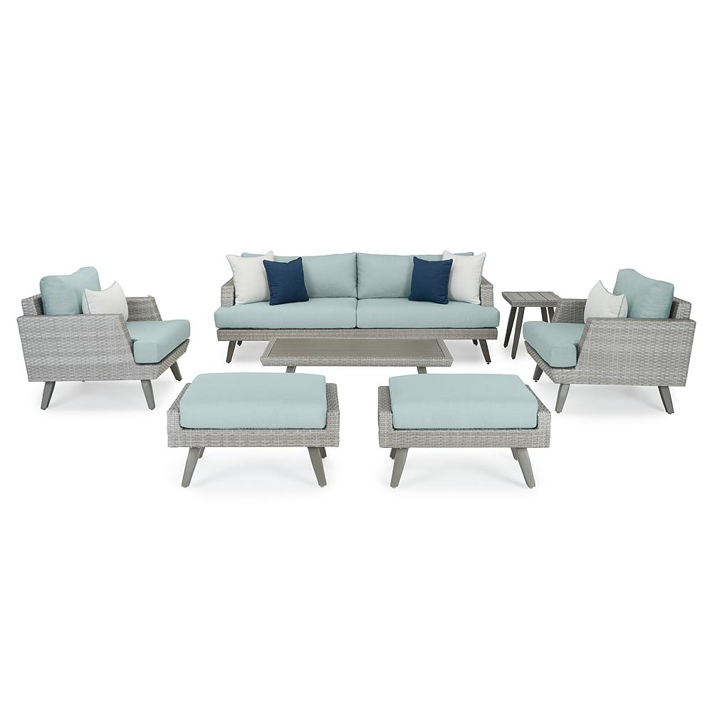 Portofino Casual 7 Piece Sunbrella Outdoor Seating Set