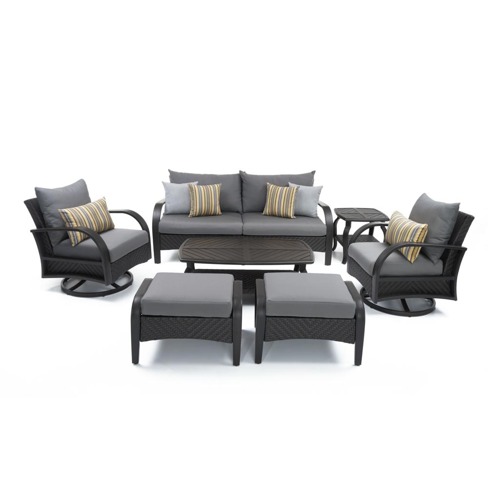 Barcelo 7 Piece Sunbrella Outdoor Motion Club Seating Set