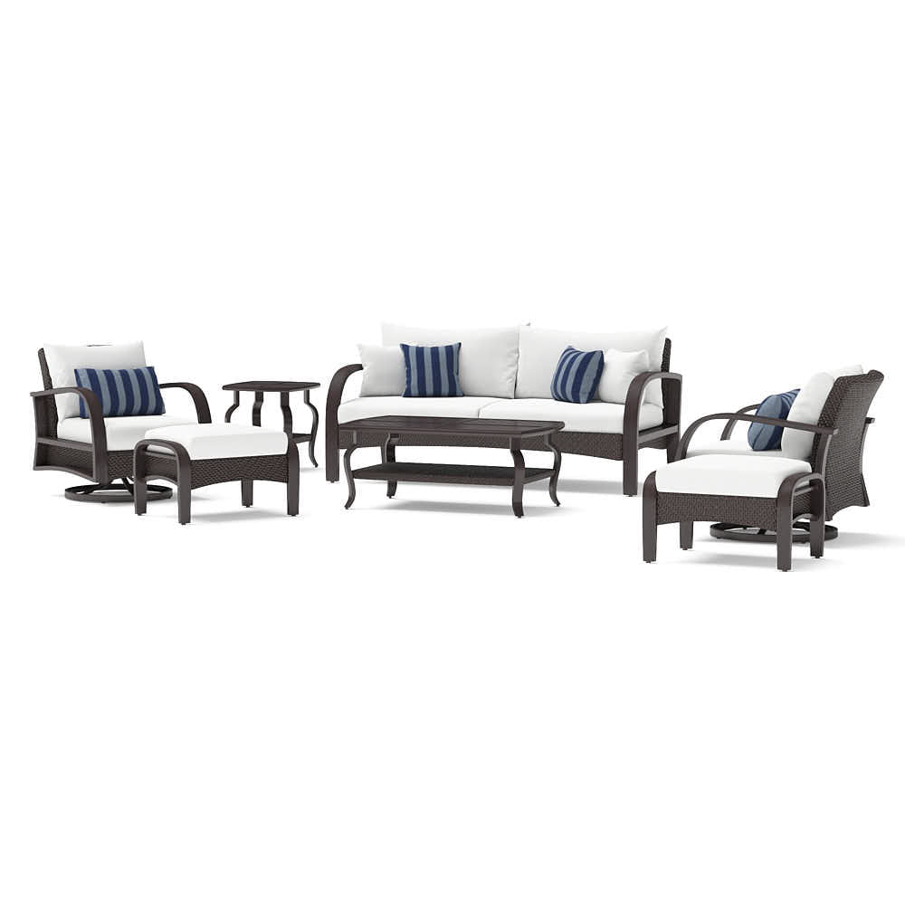 Barcelo 7 Piece Sunbrella Outdoor Motion Club Seating Set