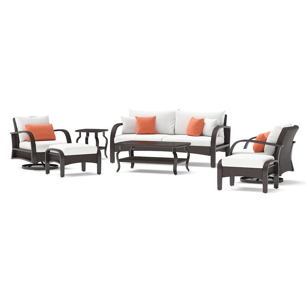Barcelo 7 Piece Sunbrella Outdoor Motion Club Seating Set