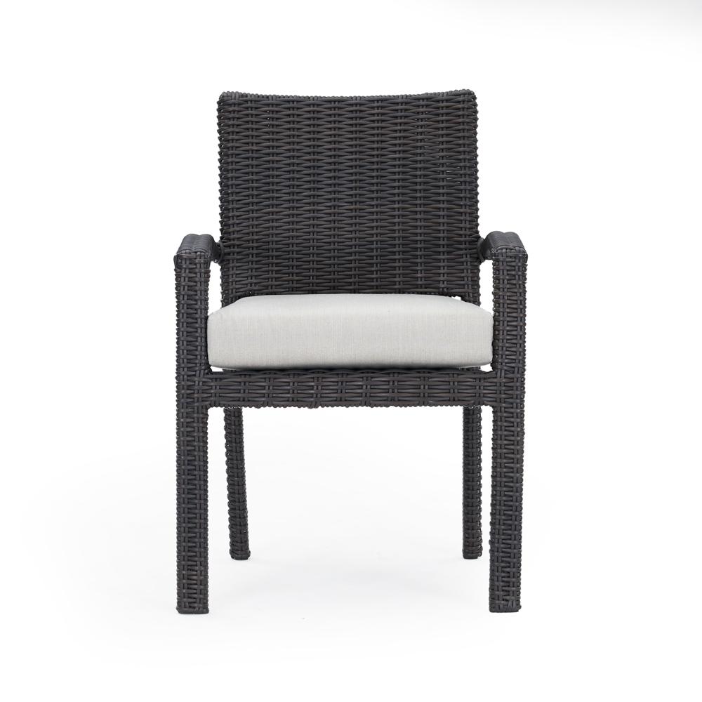 Portofino Repose Set of 8 Sunbrella Outdoor Dining Chairs