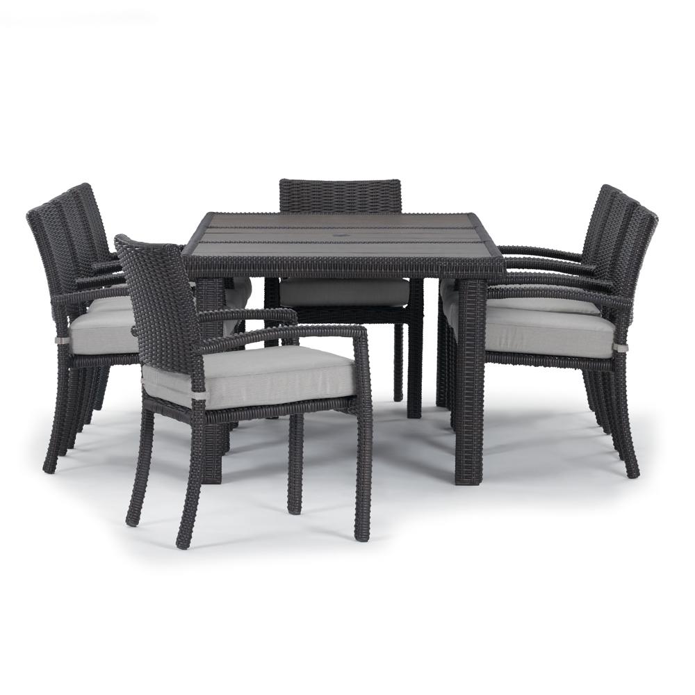 Portofino Repose 9 Piece Sunbrella Outdoor Dining Set