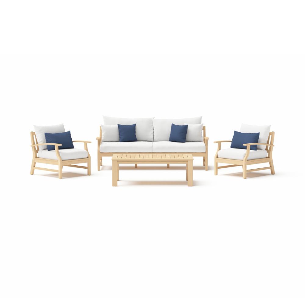 Kooper 4 Piece Sunbrella Outdoor Sofa & Club Chair Set