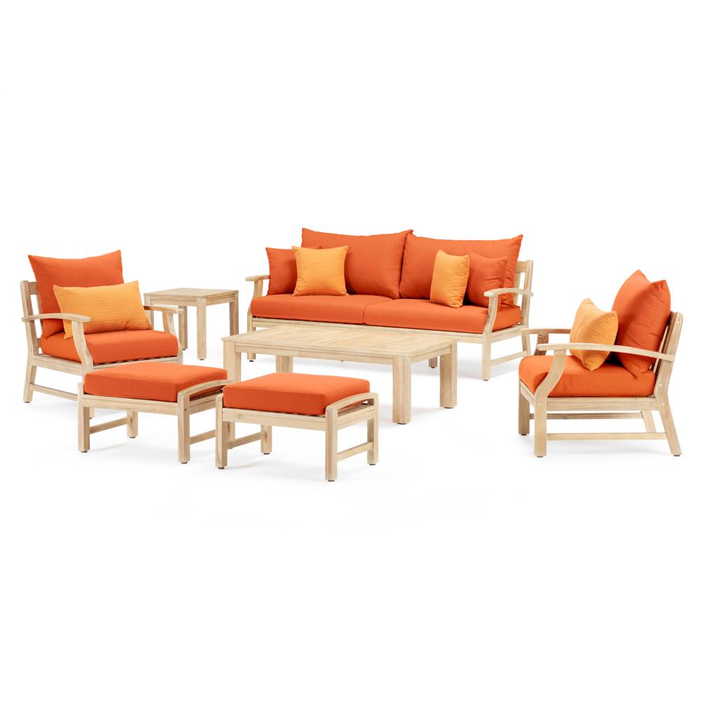 Kooper 7 Piece Sunbrella Outdoor Sofa & Club Chair Set